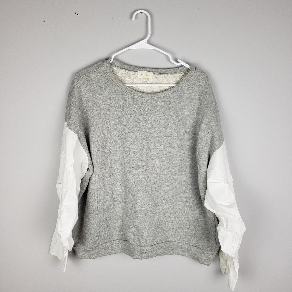 EUC- Mello day sweater blouse combo